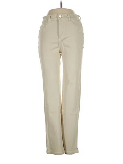 Pre-owned Dl1961 Casual Pants In Ivory