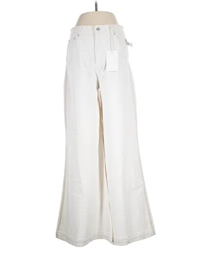 Pre-owned Dl1961 Casual Pants In Ivory
