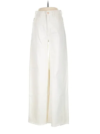 Pre-owned Dl1961 Casual Pants In Ivory