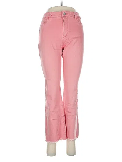Pre-owned Dl1961 Casual Pants In Pink
