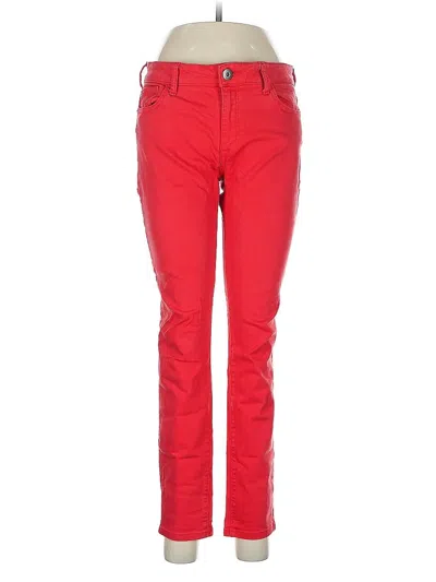 Pre-owned Dl1961 Casual Pants In Red
