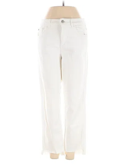 Pre-owned Dl1961 Casual Pants In White