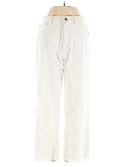 Pre-owned Dl1961 Casual Pants In White