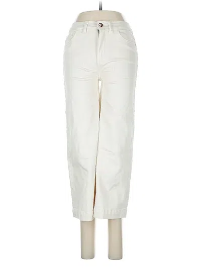 Pre-owned Dl1961 Casual Pants In White