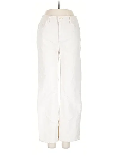Pre-owned Dl1961 Casual Pants In White