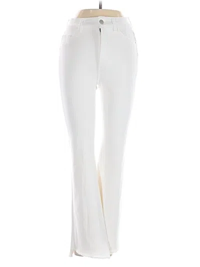 Pre-owned Dl1961 Casual Pants In White