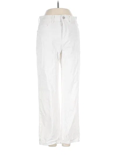 Pre-owned Dl1961 Casual Pants In White
