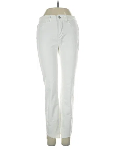Pre-owned Dl1961 Casual Pants In White