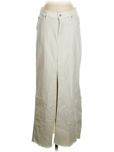 Pre-owned Dl1961 Casual Skirt In Ivory