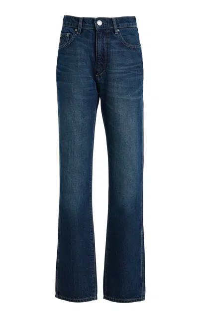 Dl1961 Cate Classic Straight Highluxe™ Jeans In Blue