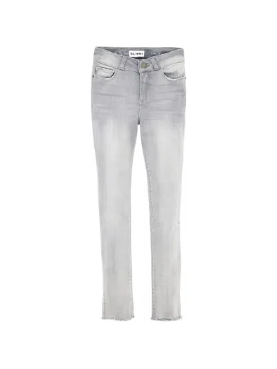 Dl1961 Kids' Chloe Raw-cut Jeans In Blue
