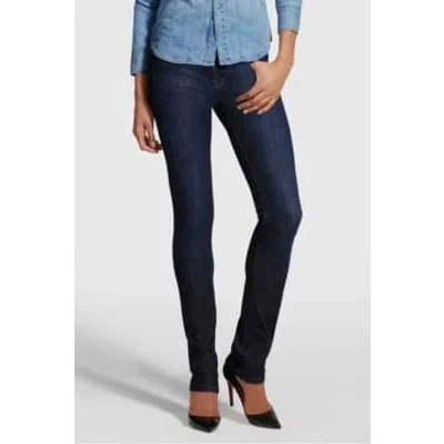Dl1961 Coco Curvy Straight Jeans In Solo In Blue