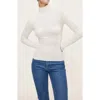 Dl1961 Cotton & Cashmere Mock Neck Sweater In White