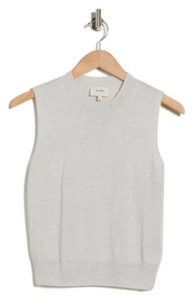 Dl1961 Crewneck Sleeveless Knit Top In White