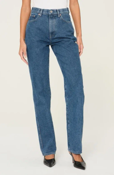 Dl1961 Demie High Waist Straight Leg Jeans In North Beach