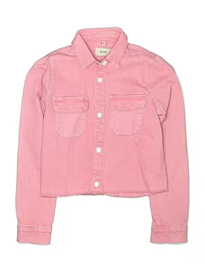 Pre-owned Dl1961 Kids' Denim Jacket In Pink