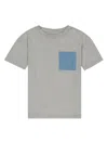 Dl1961 Kids Pocket T-shirt In Grey