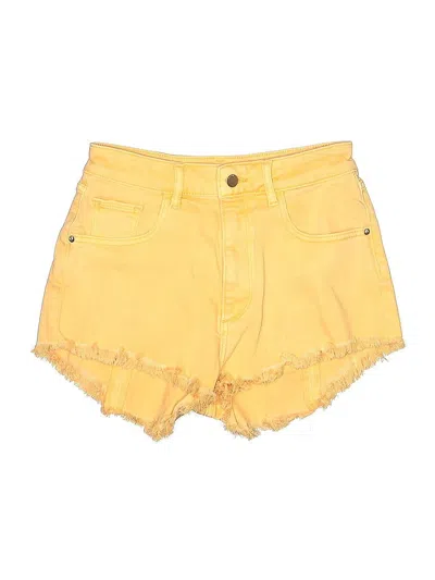 Pre-owned Dl1961 Denim Shorts In Yellow