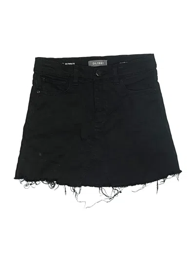 Pre-owned Dl1961 Kids' Denim Skirt In Black
