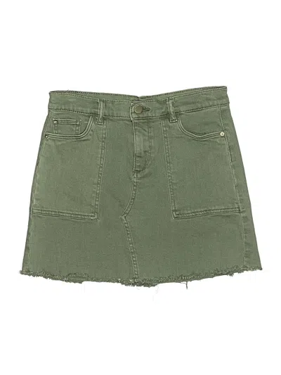 Pre-owned Dl1961 Kids' Denim Skirt In Green
