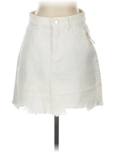 Dl1961 Denim Skirt In White
