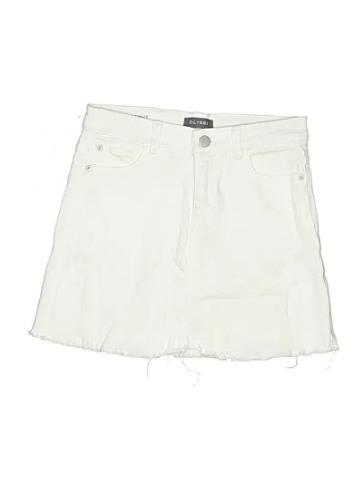 Pre-owned Dl1961 Kids' Denim Skirt In White