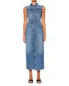 Dl1961 Denim Vest Midi Dress In Endless Sea