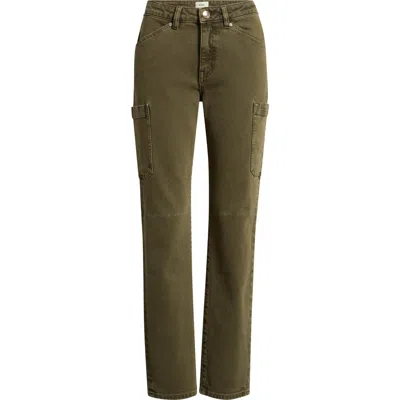 Dl1961 Devon Low Rise Cigarette Jeans In Green