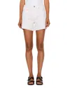 Dl1961 Zoie Vapor Relaxed Short In White Raw