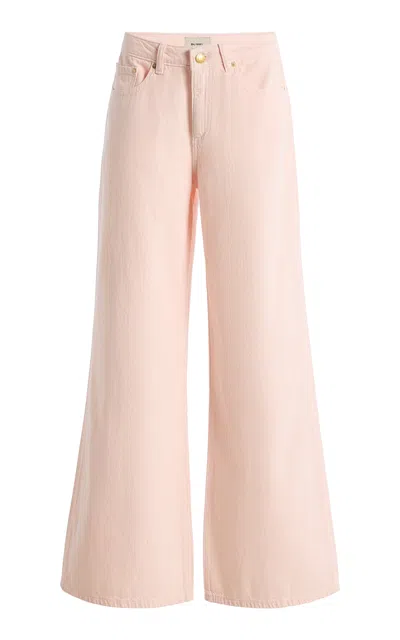 Dl1961 Dl Aura Alex Baggy Wide-leg Low-rise Jeans In Pink