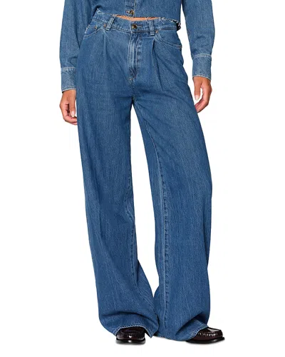 Dl1961 Womens Zoie Wide Leg Relaxed Vintage Jeans In Dnm