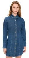 Dl1961 Dl Aura Lisette Denim Dress Seagate In Seagate