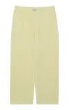 Dl1961 Dl Aura Sienna Low-slung Drawstring Wide Leg Jeans In Yellow
