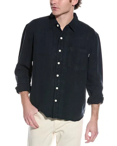 Dl1961 Dominic Linen Shirt In Black