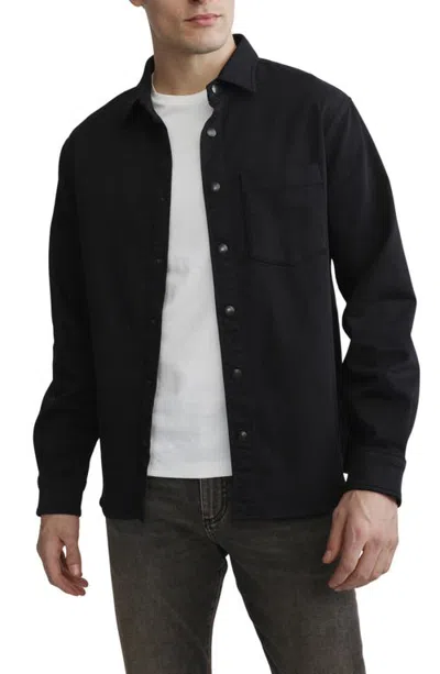 Dl1961 Dominick Knit Denim Shirt In Cavern