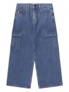Dl1961 Drop-crotch Wide-leg Jeans In Blue