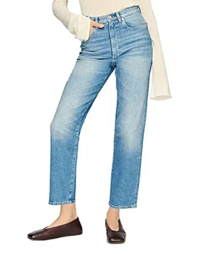 Dl1961 Enora High Rise Cigarette Straight Leg Jeans In Clear Sky In Blue