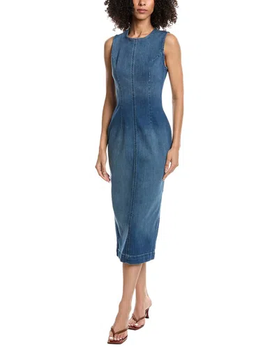 Dl1961 Esme Denim Midi Dress In Blue