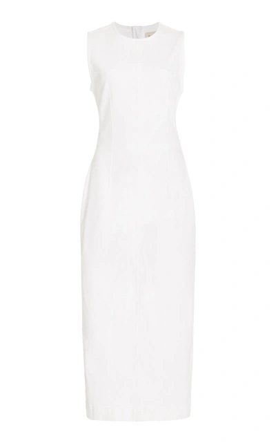 Dl1961 Esme Denim Midi Dress In White