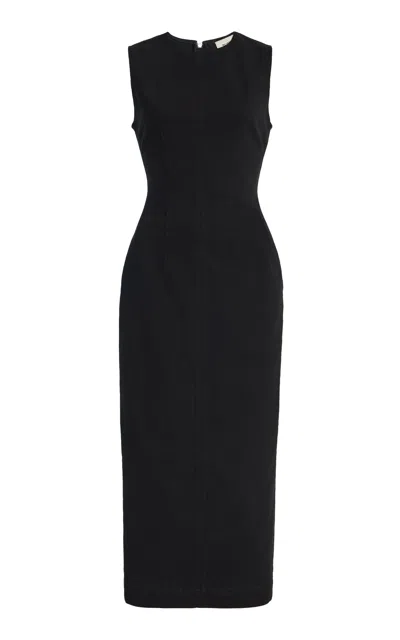 Dl1961 Esme Midi Instasculpt™ Denim Dress In Black