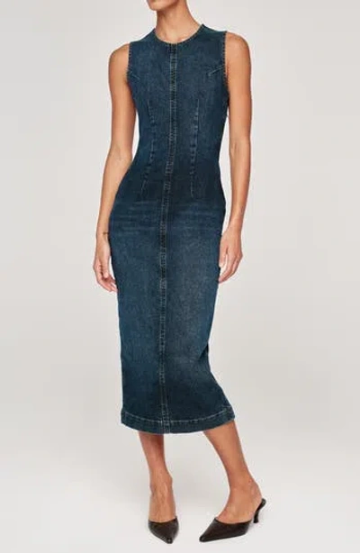 Dl1961 Esme Midi Dress In Blue
