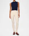 Dl1961 Florence Skinny Mid-rise Instasculpt Ankle Jeans In Flax
