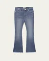 Dl1961 Girl's Claire High Rise Bootcut Jeans In Parula