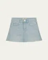 Dl1961 Kids' Girl's Jenny Denim Mini Skirt In Poolside