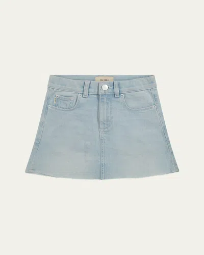 Dl1961 Kids' Girl's Jenny Denim Mini Skirt In Poolside