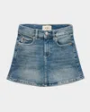 Dl1961 Girl's Jenny Denim Mini Skirt In Springdale