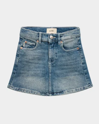 Dl1961 Kids' Girl's Jenny Denim Mini Skirt In Springdale
