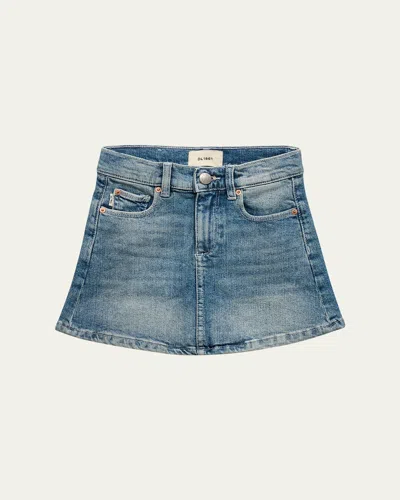 DL1961 GIRL'S JENNY DENIM MINI SKIRT