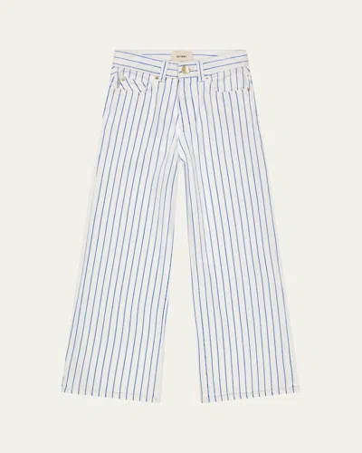 Dl1961 Kids' Girl's Lily Pin Striped Jeans In Nautical Stripe