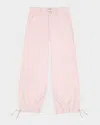 Dl1961 Girl's Lily Toddler Wide-leg Jogger Pants In Pink